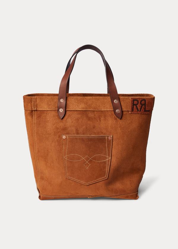 Sacolas Ralph Lauren Ranch Camurça Mulher 35267-BQRH